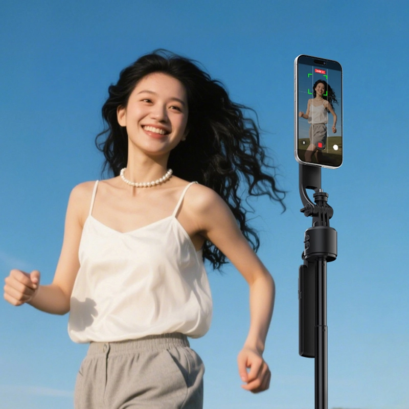 Ulanzi TT23M Auto-Tracking Selfie Stick Tripod_3_ Ulanzi ขาตั้งติดตามอัตโนมัติ Magsafe TT23M ขาตั้งเซลฟี่ แม่เหล็ก AI Auto-Tracking Selfie Stick Tripod