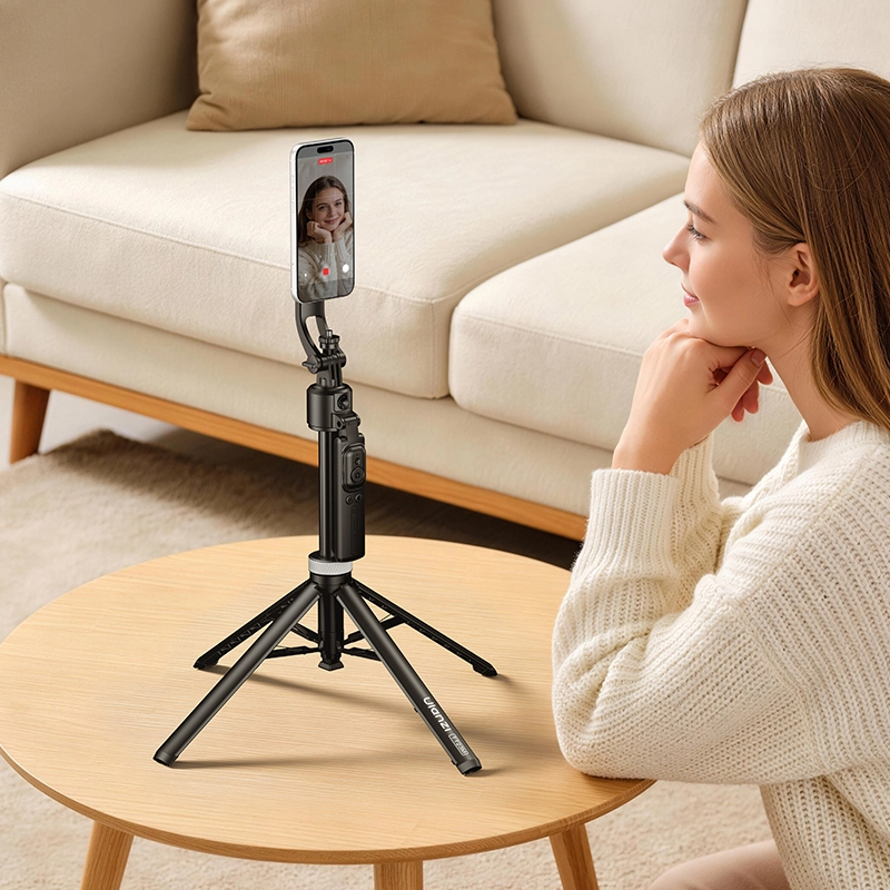 Ulanzi TT23M Auto-Tracking Selfie Stick Tripod_9_ Ulanzi ขาตั้งติดตามอัตโนมัติ Magsafe TT23M ขาตั้งเซลฟี่ แม่เหล็ก AI Auto-Tracking Selfie Stick Tripod